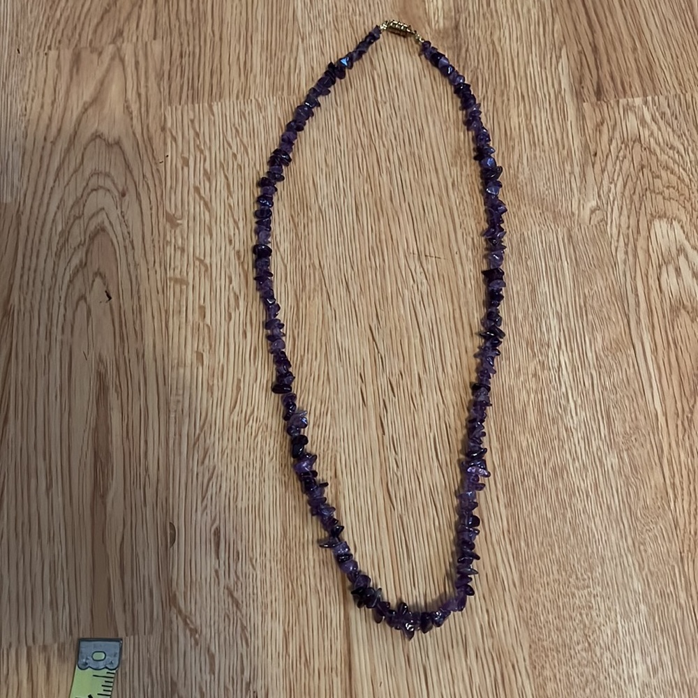 Purple necklace